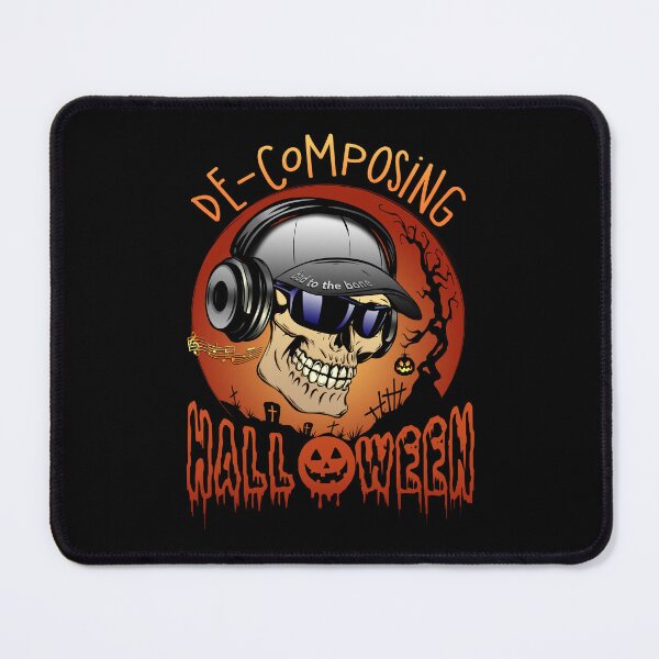 Item preview, HALLOWEEN - DE-COMPOSING - COOL SKULL - MUSICIAN - DJ - PRODUCER designed and sold by KoolDsignsMUSIC.