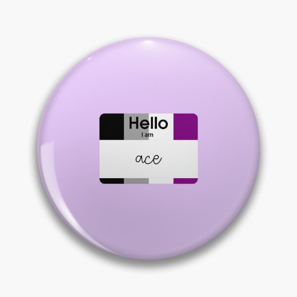 Item preview, Hello I am Ace PRIDE Name Tag  designed and sold by everything4eva.