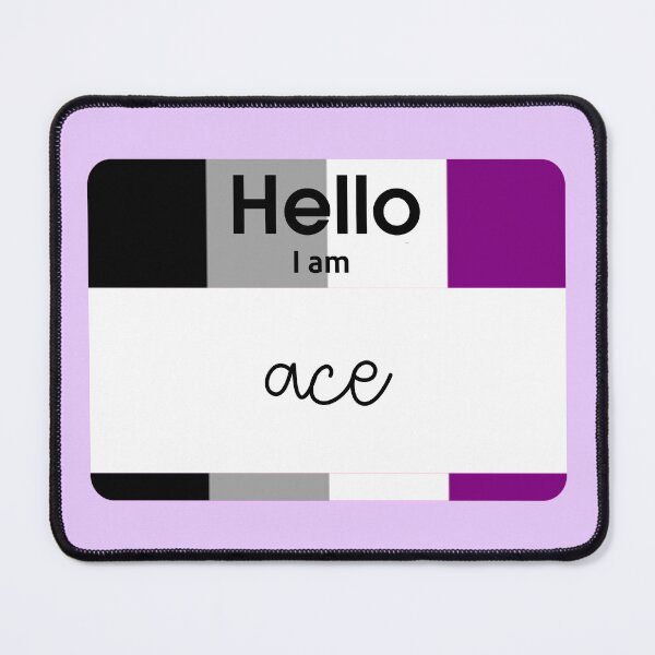 Item preview, Hello I am Ace PRIDE Name Tag  designed and sold by everything4eva.