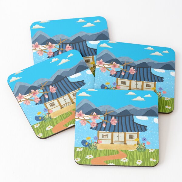 Item preview, Japanese Village Painting Scenery designed and sold by risingrocket.