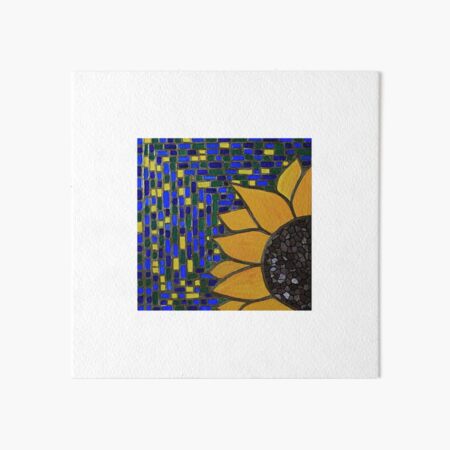 Sunflower mosaic Mosaic, Paintings, Stained Glass by Rachel Olynuk