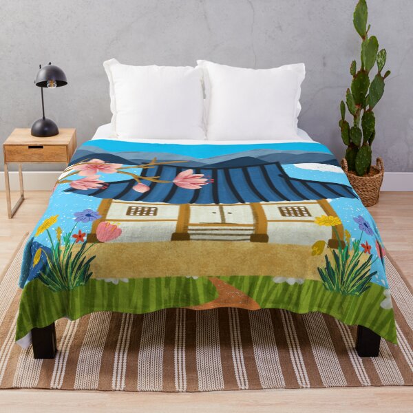 Item preview, Japanese Village Painting Scenery designed and sold by risingrocket.