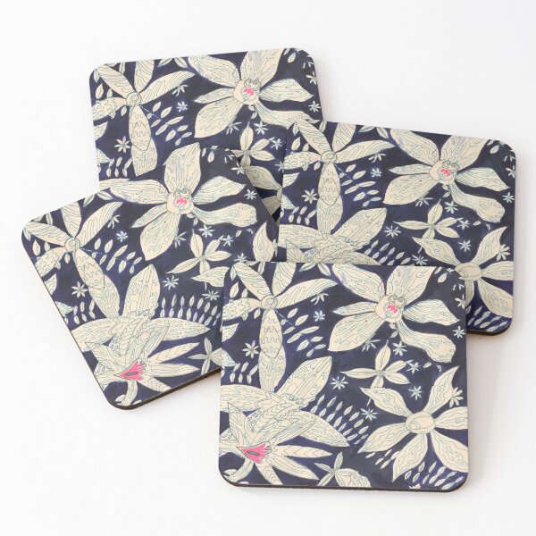 Item preview, Lillies in blue designed and sold by Kattrend.
