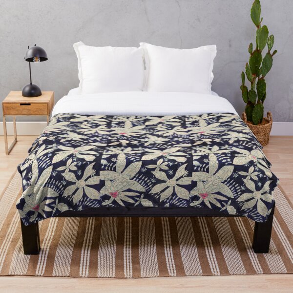 Item preview, lirios en azul designed and sold by Kattrend.