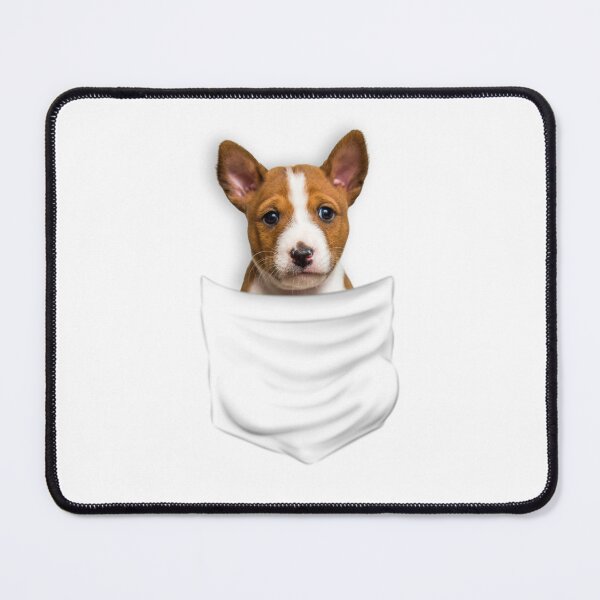 Item preview, (For Bright Background) Basenji In Pocket designed and sold by More Cute Dogs.