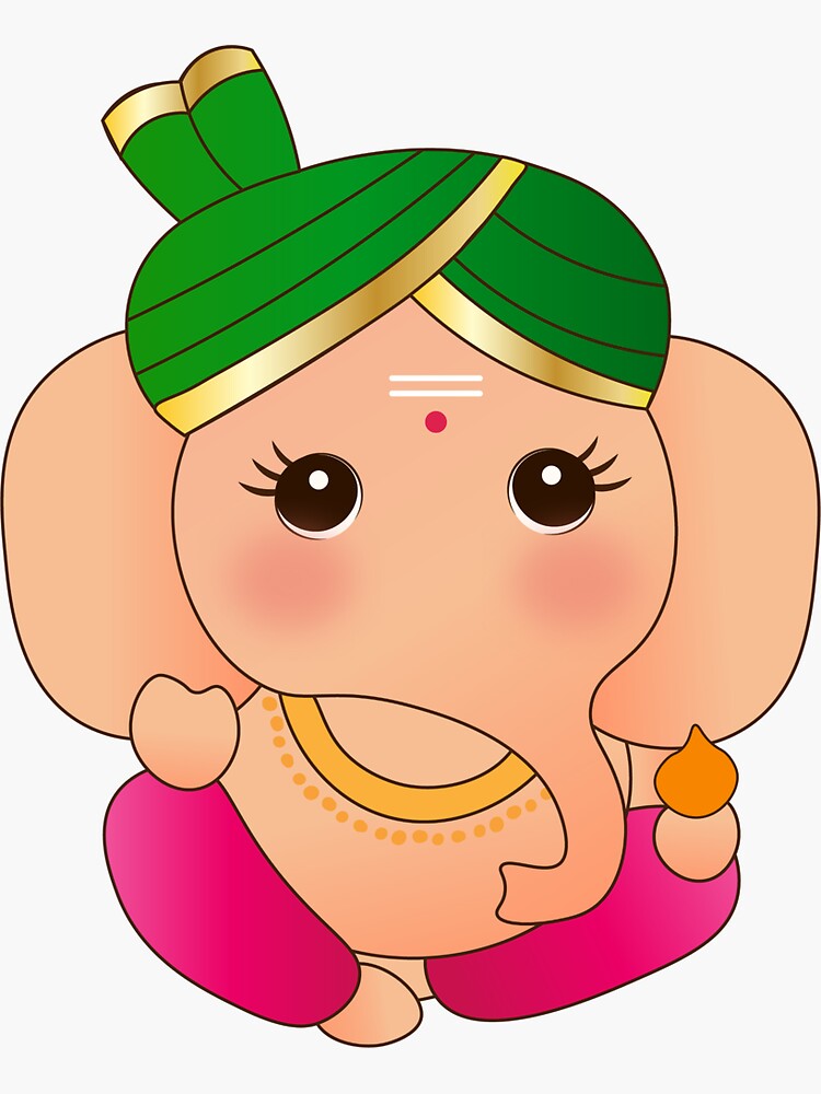 Little cartoon Ganesha. Sunny day. Stock Vector by ©yavi 110575826