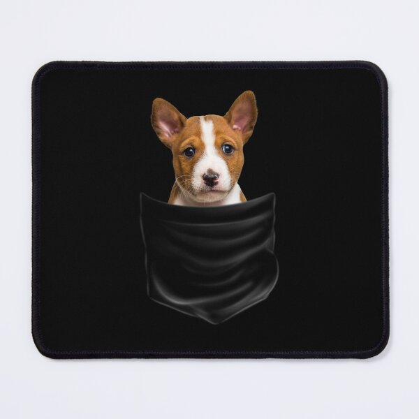 Item preview, (For Dark Background) Basenji In Pocket designed and sold by More Cute Dogs.