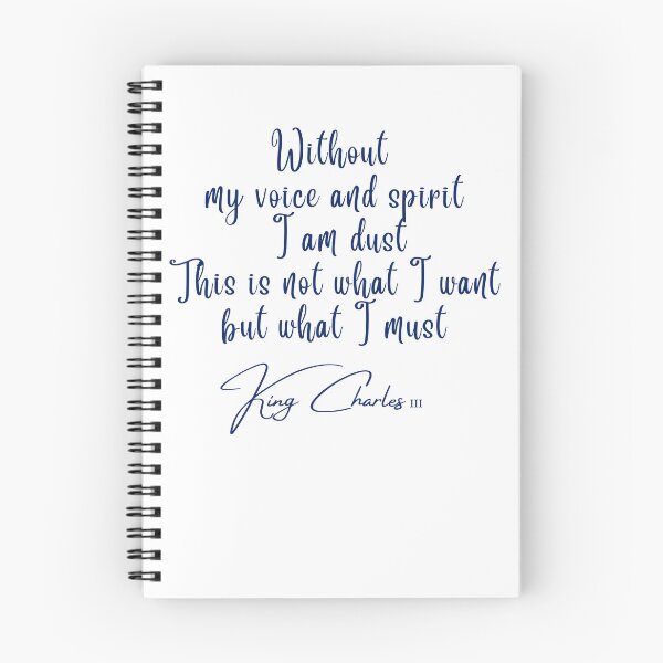 Item preview, Quote of king Charles III designed and sold by Pride-Casuals.