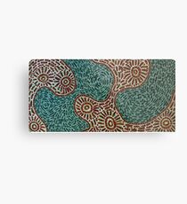 Flow and Pop Pattern Metal Print