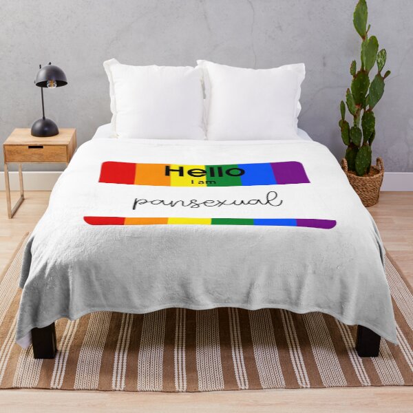 Item preview, Hello I Am Pansexual PRIDE Name Tag designed and sold by everything4eva.