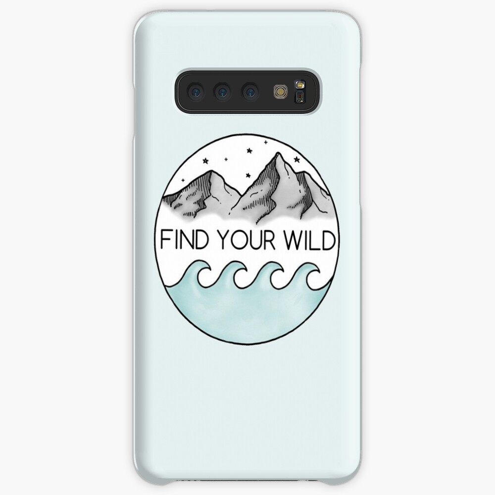 Finde deine Wildnis Hülle & Klebefolie für Samsung Galaxy