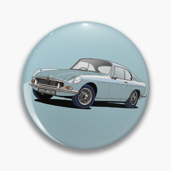 Artikelvorschau, MGB Berlinette Coupe in Blue entworfen und verkauft von Webazoot Industries - Car Art.
