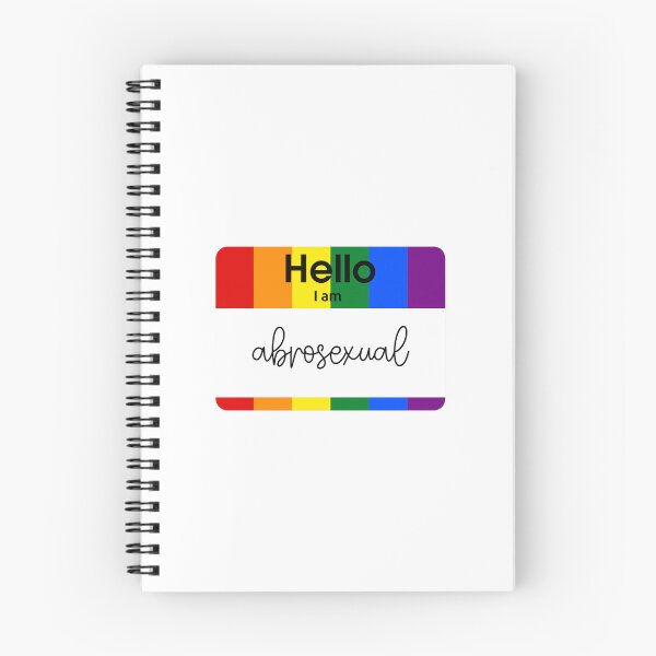Item preview, Hello I Am Abrosexual PRIDE Name Tag designed and sold by everything4eva.