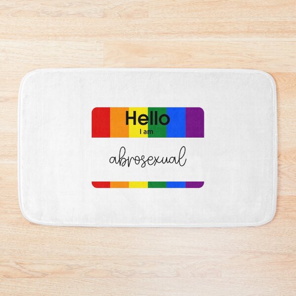 Item preview, Hello I Am Abrosexual PRIDE Name Tag designed and sold by everything4eva.