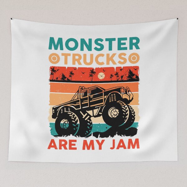 Item preview, Monster Truck Are My Jam designed and sold by eajob.