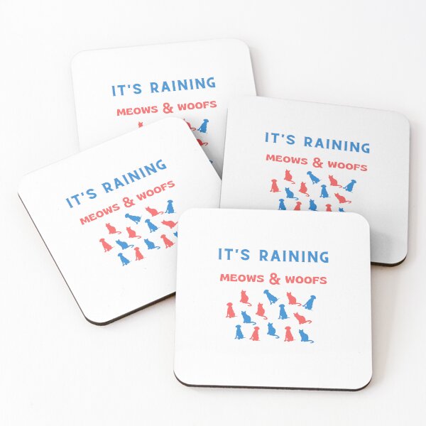 Item preview, its raining cats and dogs designed and sold by Glitches 16.