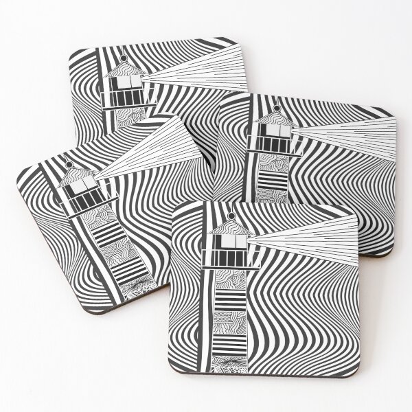 Item preview, Black and White Lighthouse designed and sold by Mahnoor Haroon  Niazi.