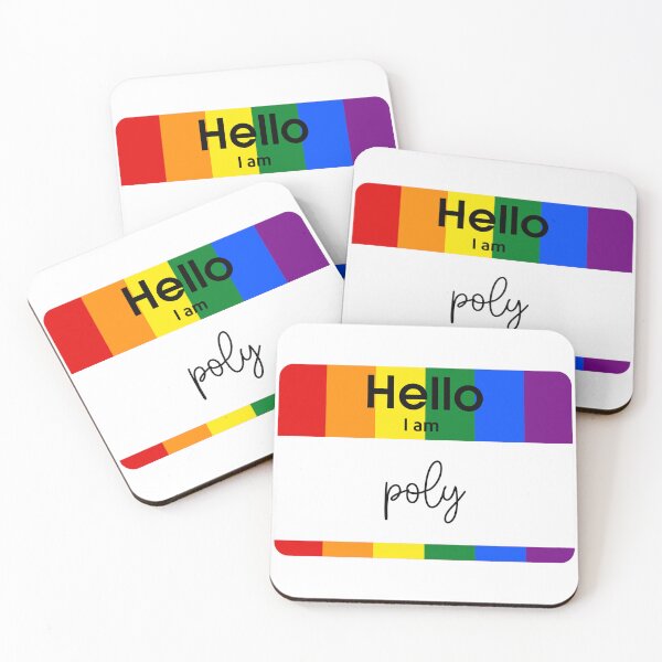 Item preview, Hello I Am PolyPRIDE Name Tag designed and sold by everything4eva.