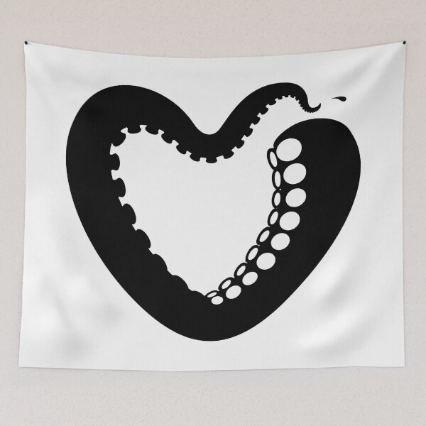 Item preview, Ursula Tentacle Heart designed and sold by smallowlstudio.