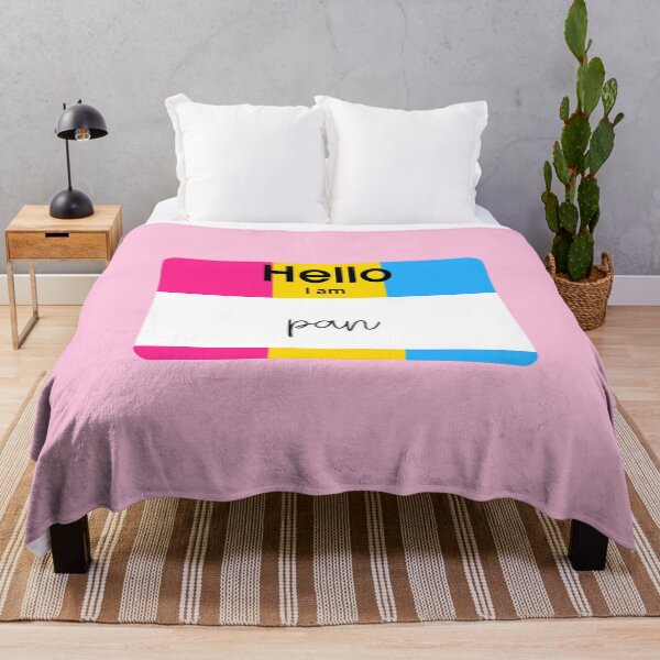Item preview, Hello I Am Pan PRIDE Name Tag designed and sold by everything4eva.
