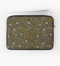 Dancing Skeletons Pattern Laptop Sleeve