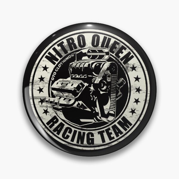 Item preview, Nitro Queen Racing Team V8 Muscle Car | Aged White designed and sold by GTOclothing.
