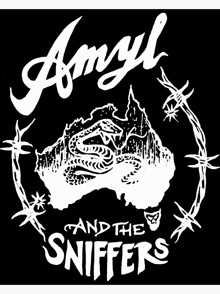 "Amyl and the Sniffers It's Not All It's Cracked Up To Be" Poster for