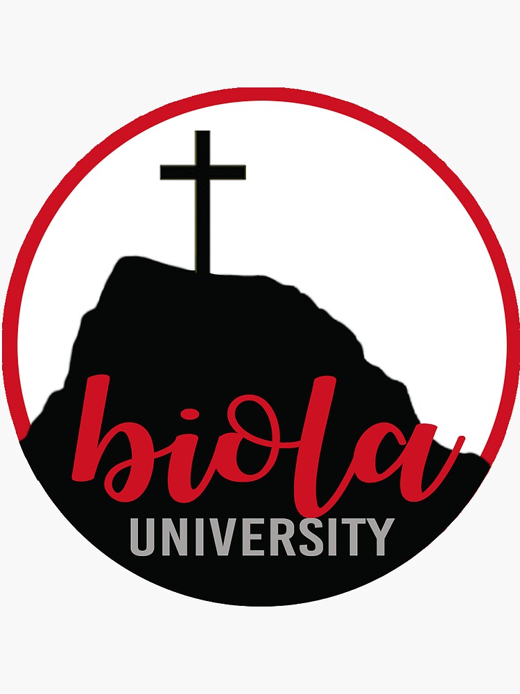 "Biola University Cross" Sticker by SydneeClaire Redbubble