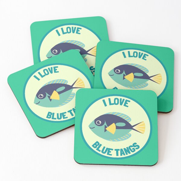 Item preview, I Love Blue Tangs designed and sold by GasconyPassion.