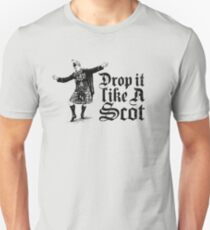 Drop it Like A Scot Funny Scottish Dance Meme Unisex T-Shirt