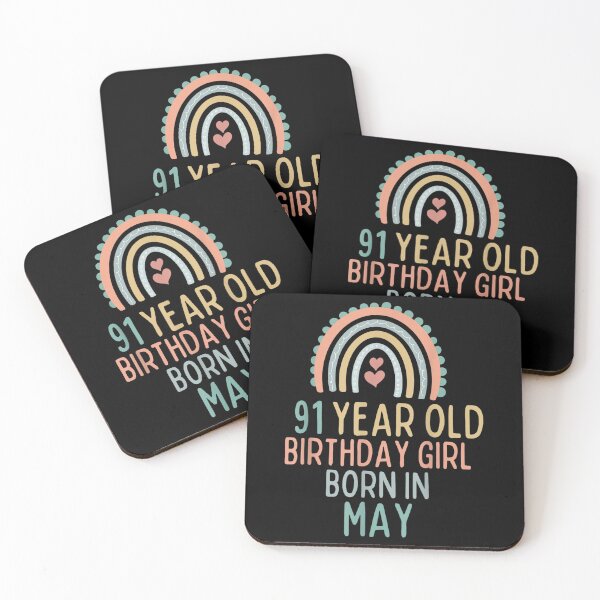 Item preview, 91 Year Old Birthday Girls Born In May Rainbow Crew designed and sold by Axelhellquis.