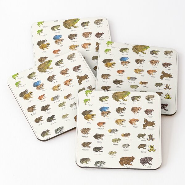 Item preview, Frogs & Toads of Europe designed and sold by clothingart8.