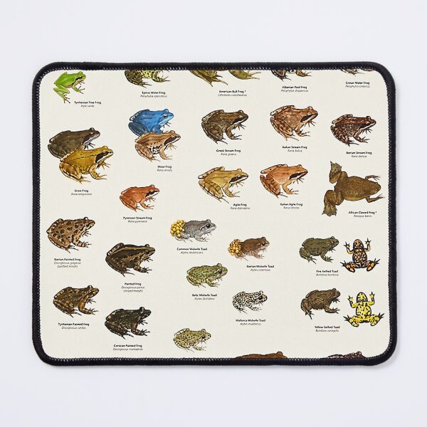 Item preview, Frogs & Toads of Europe designed and sold by clothingart8.