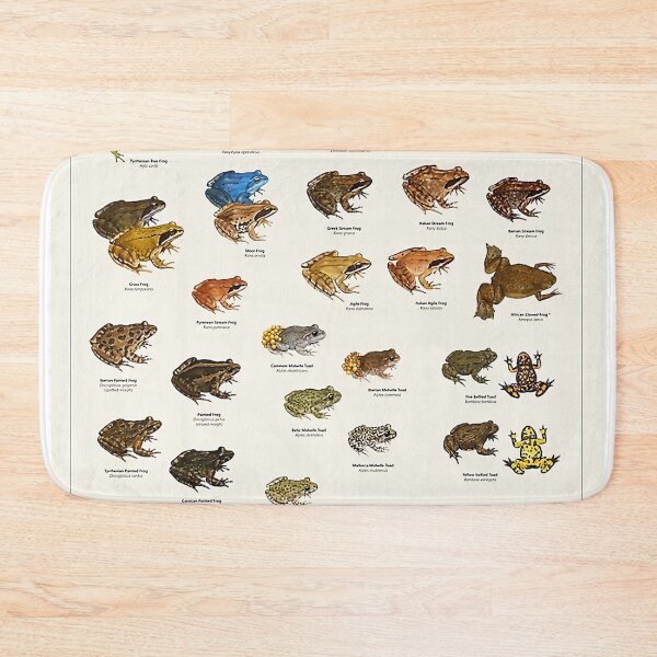 Item preview, Frogs & Toads of Europe designed and sold by clothingart8.