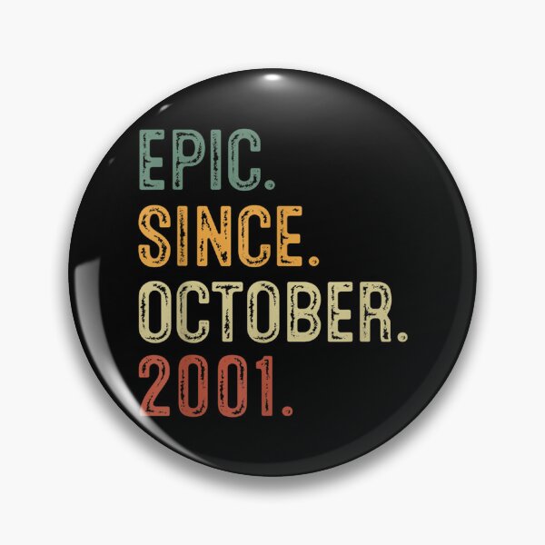 Item preview, 21 Year Old Epic Since October 2001 Vintage 21th Birthday designed and sold by Axelhellquis.