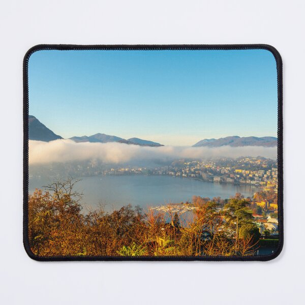 Item preview, Mountain Peak San Salvatore Above Cloudscape and Lake Lugano designed and sold by Mats Silvan.