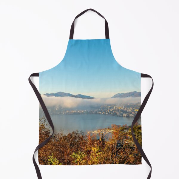 Item preview, Mountain Peak San Salvatore Above Cloudscape and Lake Lugano designed and sold by Mats Silvan.