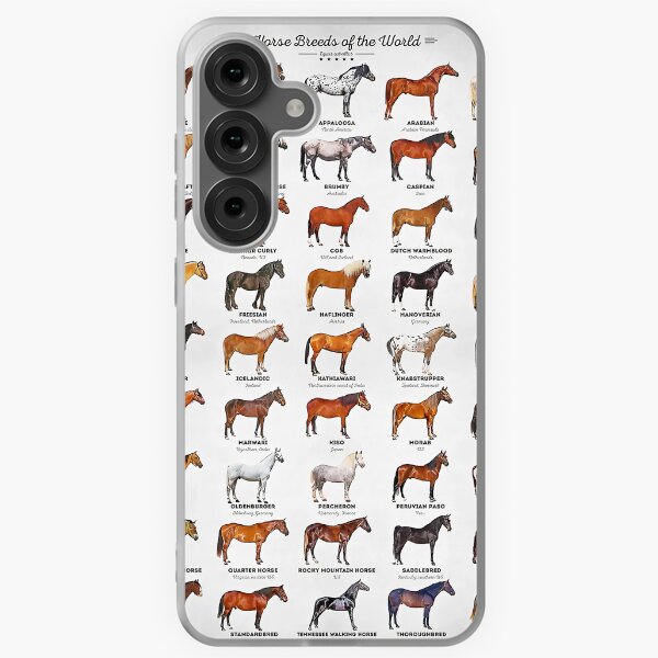 Aperçu de l'œuvre Races de chevaux du monde créée et vendue par clothingart8.