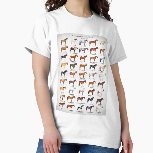 Aperçu de l'œuvre Races de chevaux du monde créée et vendue par clothingart8.