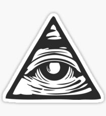 Illuminati eye Sticker