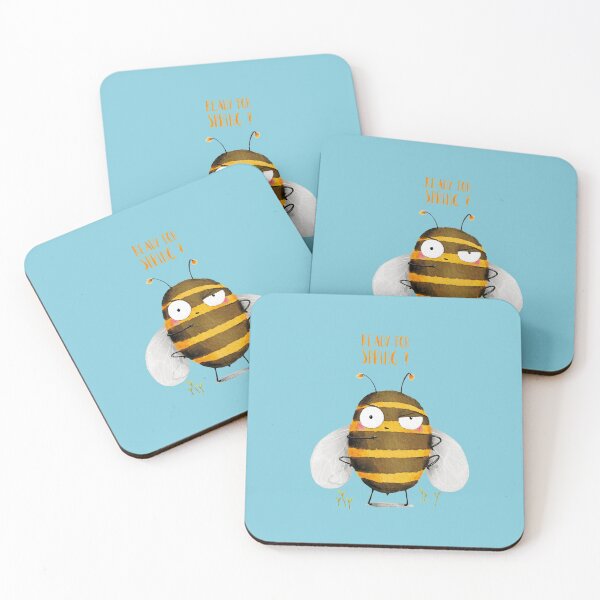 Item preview, Ready for spring. Watercolor bee designed and sold by Anya Illustration Studio.