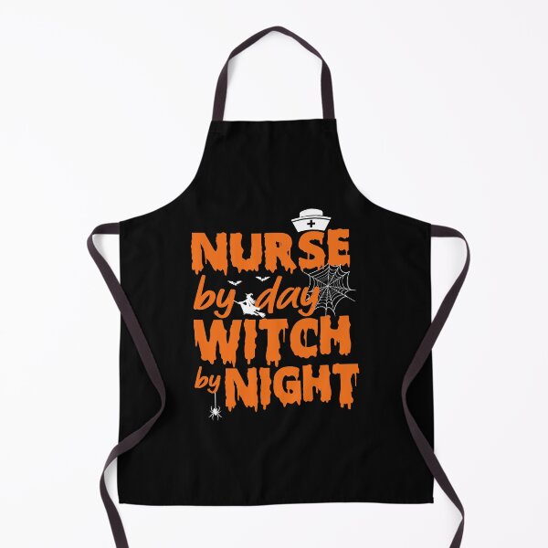 Item preview, Nurse By Day Witch By Night halloween scary pumpkin funny cute vintage designed and sold by beckadamr.