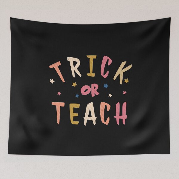 Item preview, Trick Or Teach Groovy Halloween Teacher Funny Retro Costume  designed and sold by alenaz.