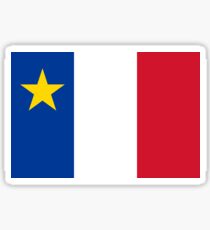 Acadian Flag Sticker