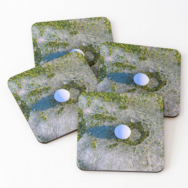 Item preview, Golf Ball on Fairway Grass with Ice and Sunlight  designed and sold by Mats Silvan.