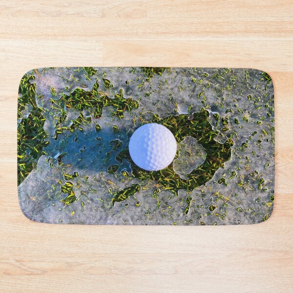 Item preview, Golf Ball on Fairway Grass with Ice and Sunlight  designed and sold by Mats Silvan.