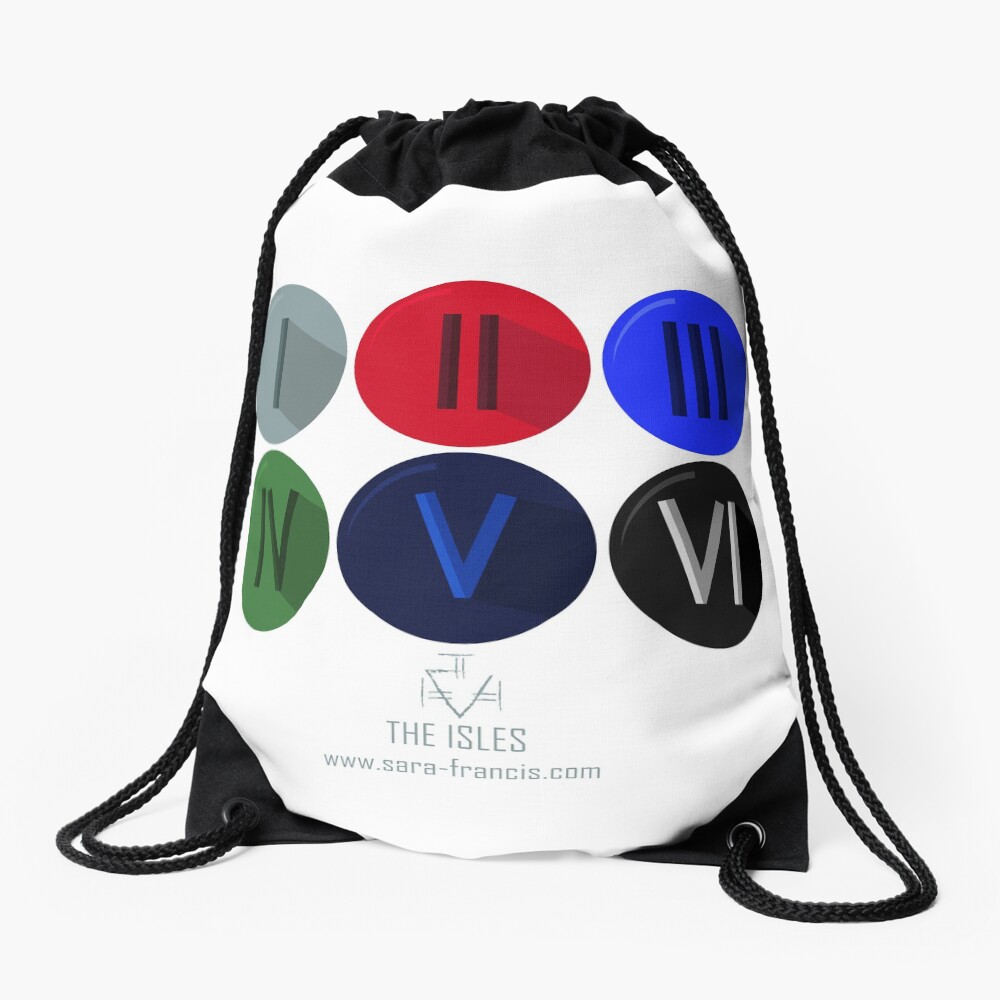 The Isles Emblems Drawstring Bag