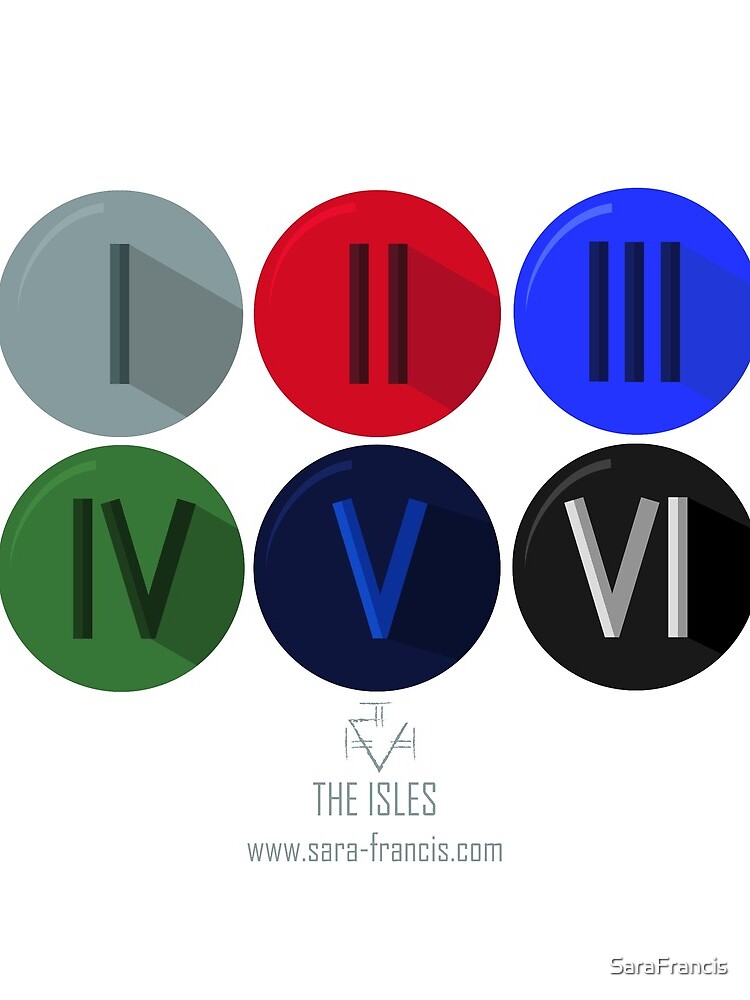 The Isles Emblems by SaraFrancis
