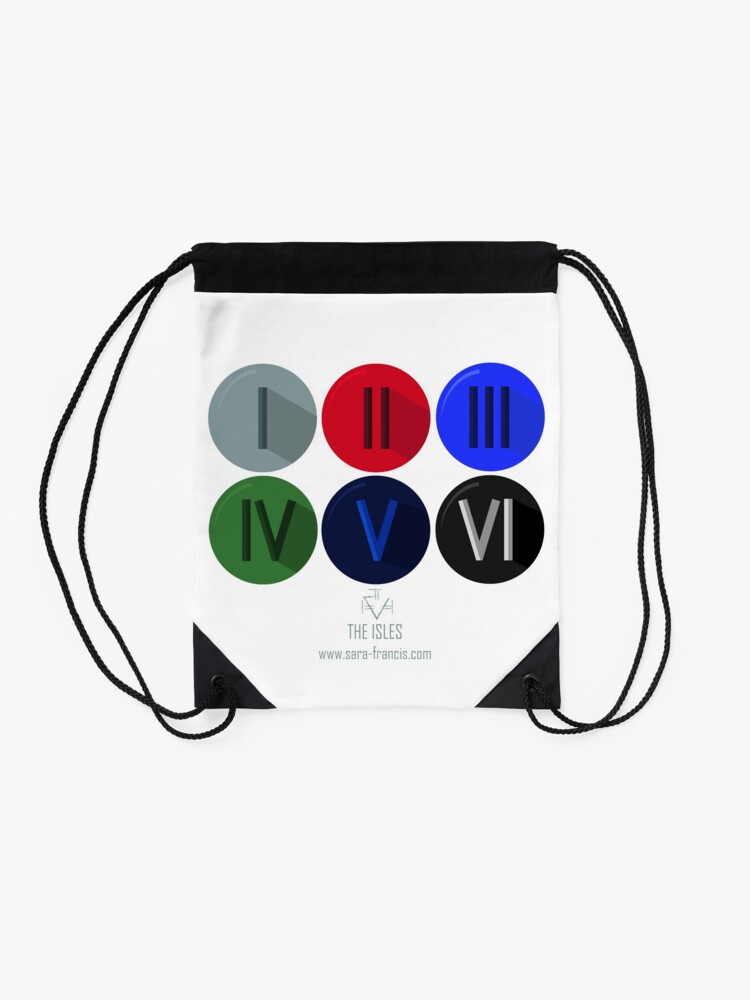 Alternate view of The Isles Emblems Drawstring Bag