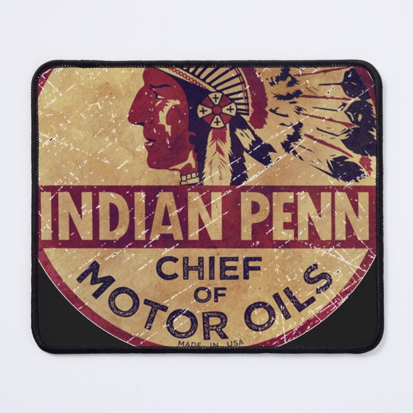 Item preview, Indian Motor Oil Vintage Emblem designed and sold by KurtMcQuee.